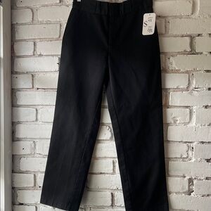 Womens Black Pants Dickie’s straight leg twill trouser straight leg